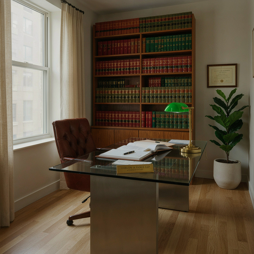 Sala de atendimento do escritório